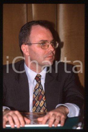 35mm vintage slide* 1990 ca ITALY Portrait of publisher G. BERTIPAGLIA (2)