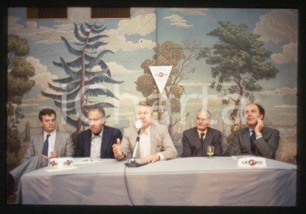 35mm vintage slide* 1985 ca MILAN ITALY Ruggero SAVINIO Thomas MESSER (23)