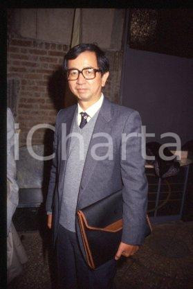 35mm vintage slide* 1986 ca MILAN Nobel Prize Winner in Chemistry Yuan T. LEE 1