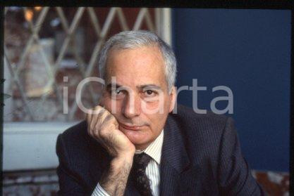 35mm vintage slide* 1985 ca ITALY Portrait of painter & writer Ruggero SAVINIO 8