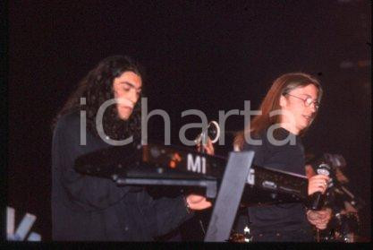 35mm vintage slide* 1999 ca ITALY Pop rock band SOERBA on the stage (6)