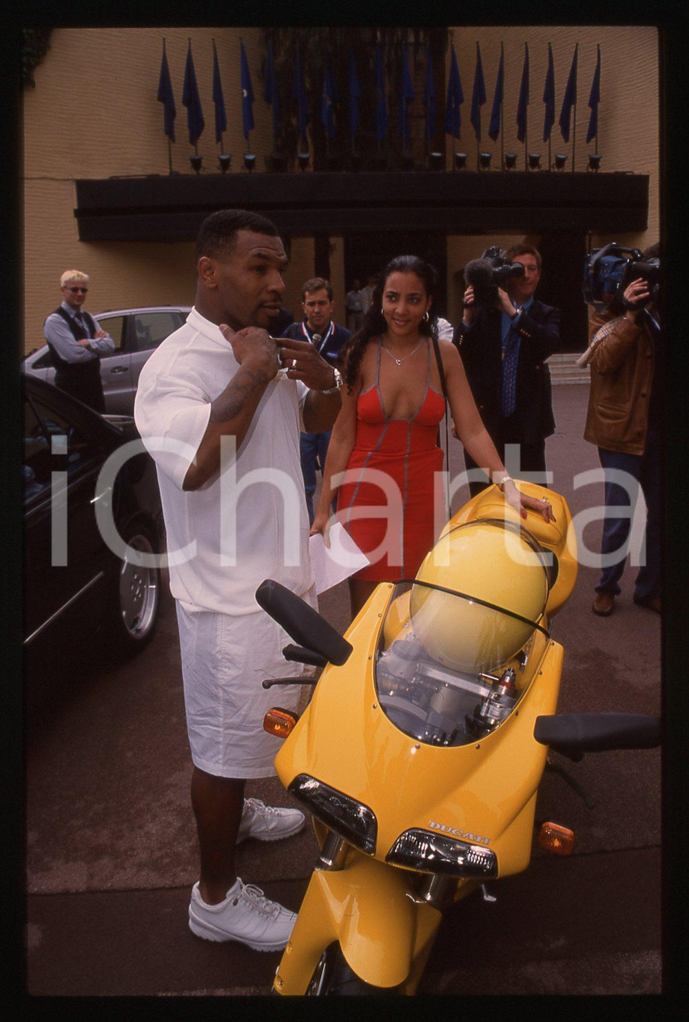 35mm vintage slide* 1998 MONACO WORLD MUSIC AWARDS - Mike TYSON Monica TURNER 26