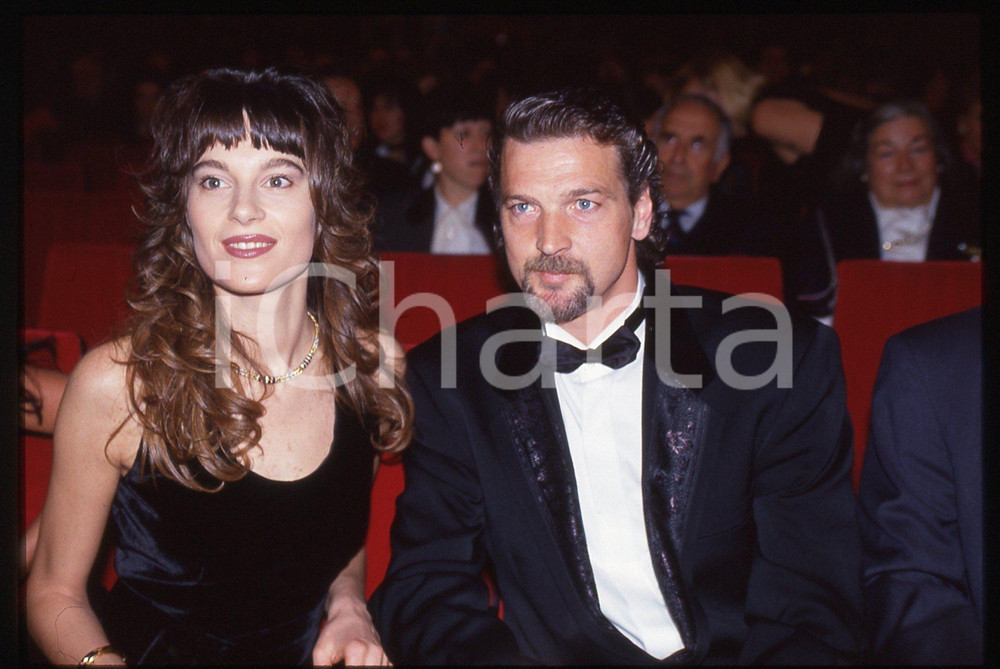 35mm vintage slide* 1993 SANREMO Gala UNICEF Stefano TACCONI e Laura SPERANZA 13