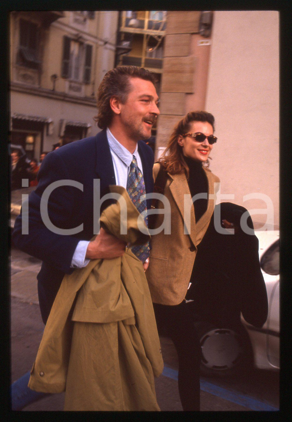 35mm vintage slide* 1993 SANREMO Gala UNICEF Stefano TACCONI e Laura SPERANZA 8