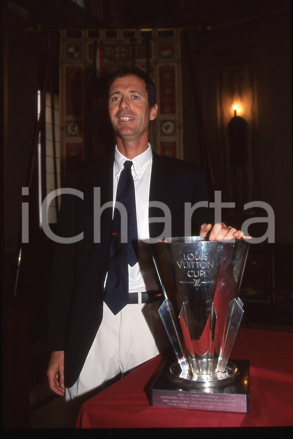 35mm vintage slide* 2000 MILANO - Francesco DE ANGELIS Ritratto del velista (15)