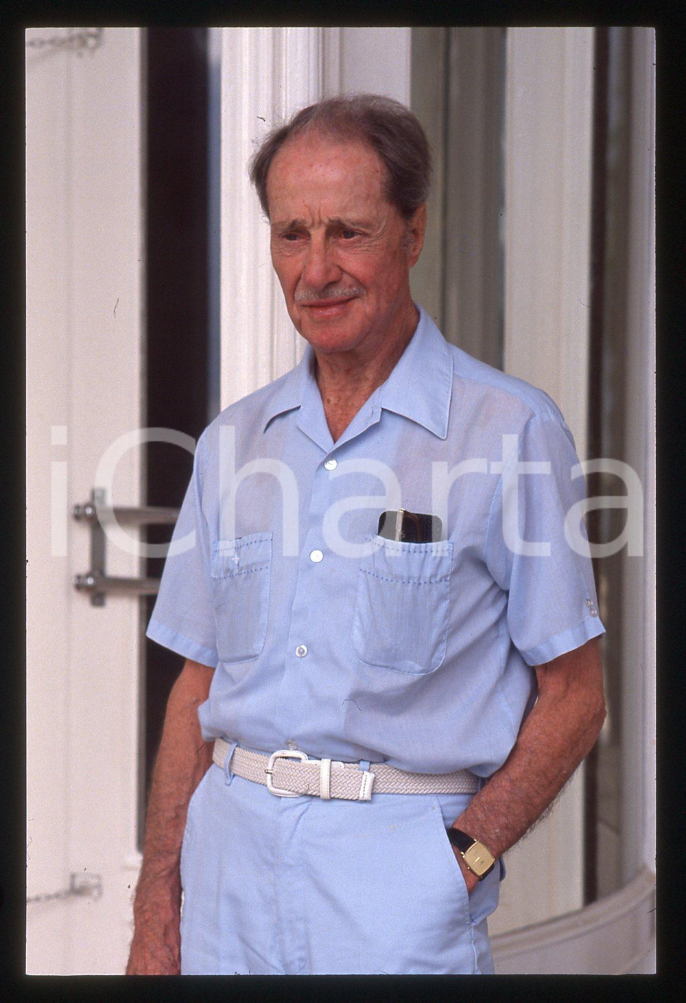 35mm vintage slide* 1988 VENEZIA Don AMECHE alla Mostra del Cinema - Ritratto 29