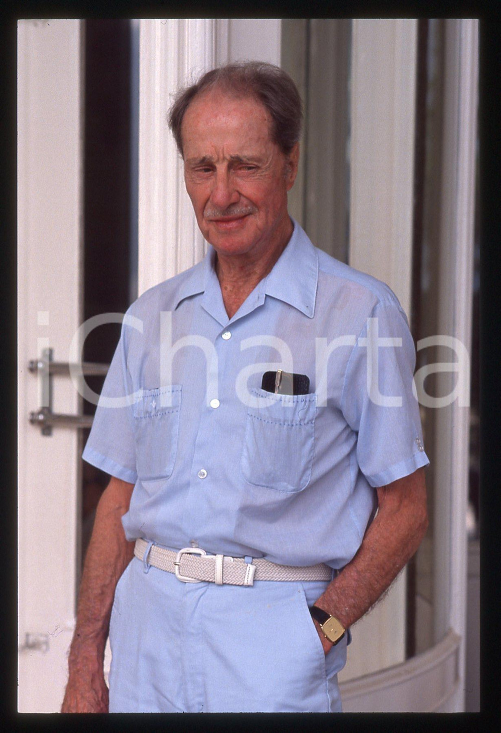 35mm vintage slide* 1988 VENEZIA Don AMECHE alla Mostra del Cinema - Ritratto 26