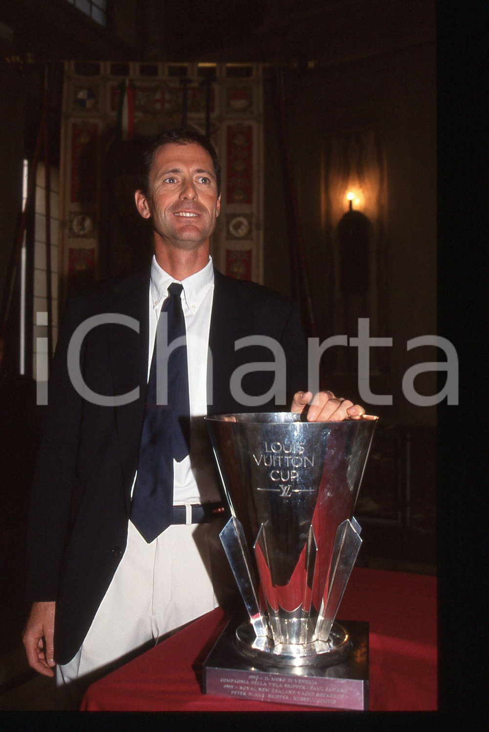 35mm vintage slide* 2000 MILANO - Francesco DE ANGELIS Ritratto del velista (27)