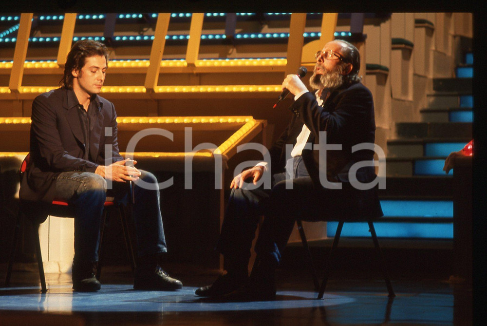 35mm vintage slide* 1993 SANREMO Massimo e Domenico MODUGNO cantano DELFINI (9)