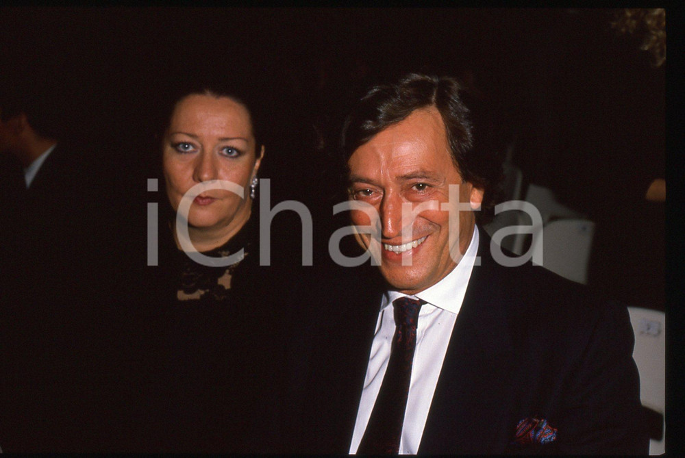 35mm vintage slide* 1988 MILANO - Guido ANGELI al concerto di Paul ANKA (8)