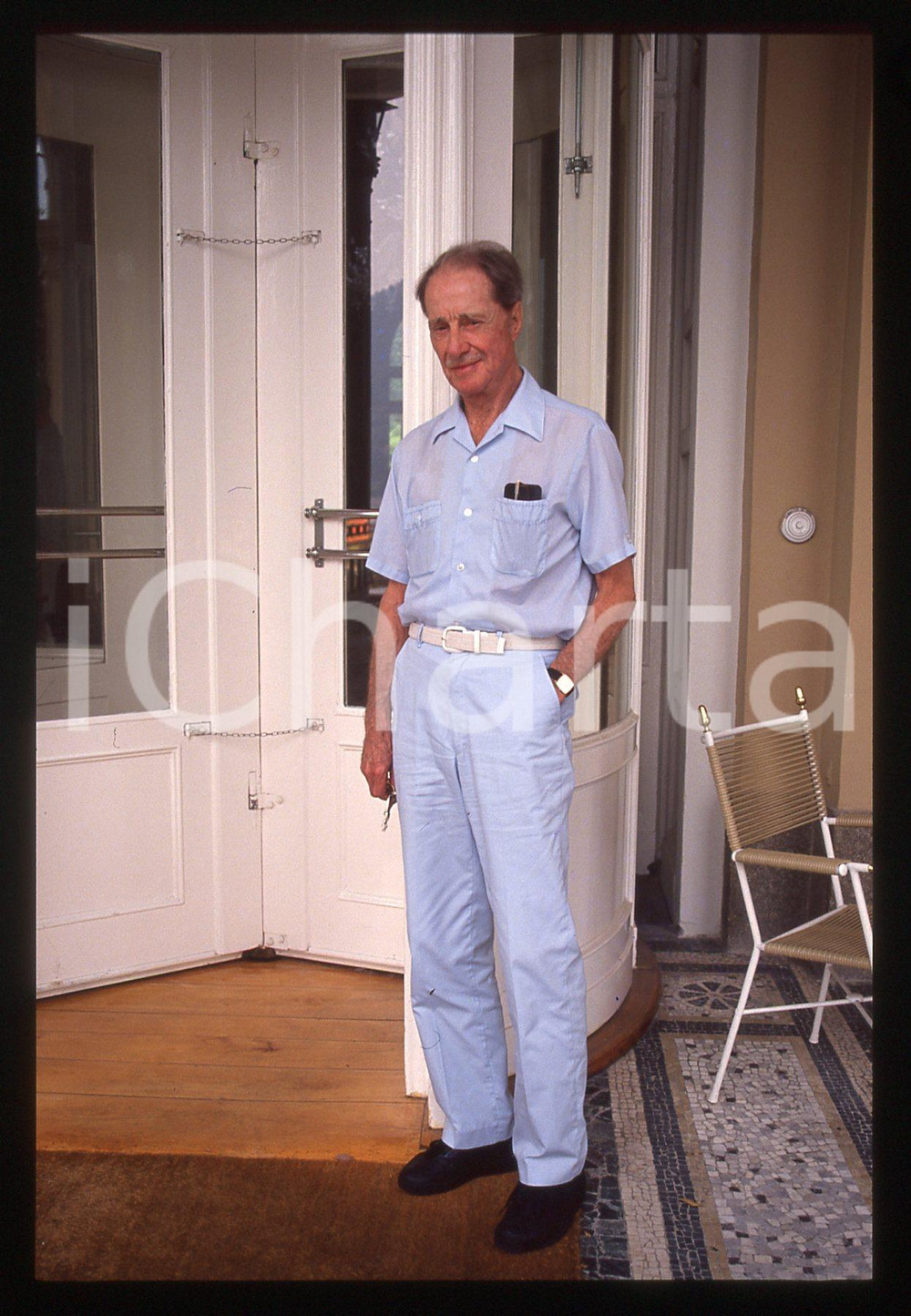 35mm vintage slide* 1988 VENEZIA Don AMECHE alla Mostra del Cinema - Ritratto 22