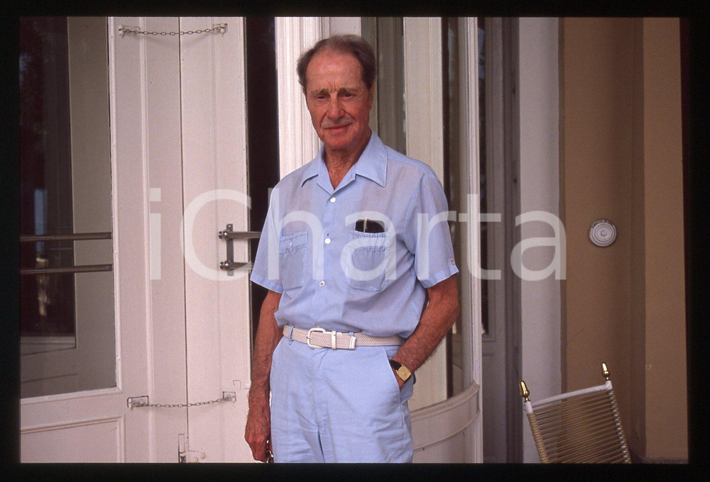 35mm vintage slide* 1988 VENEZIA Don AMECHE alla Mostra del Cinema - Ritratto 19