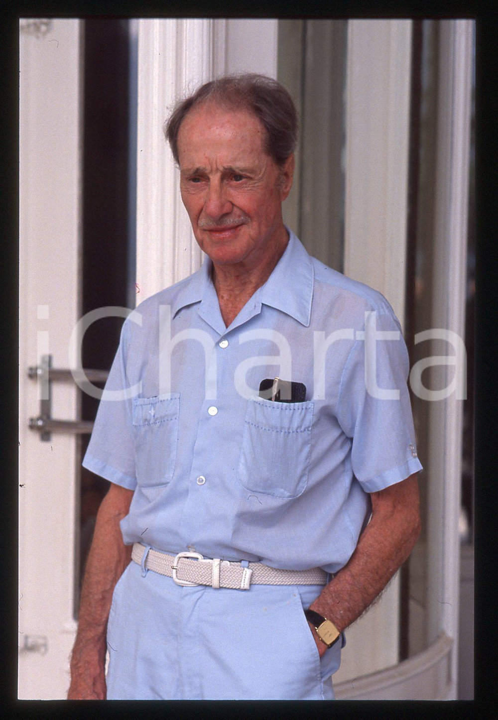 35mm vintage slide* 1988 VENEZIA Don AMECHE alla Mostra del Cinema - Ritratto 37