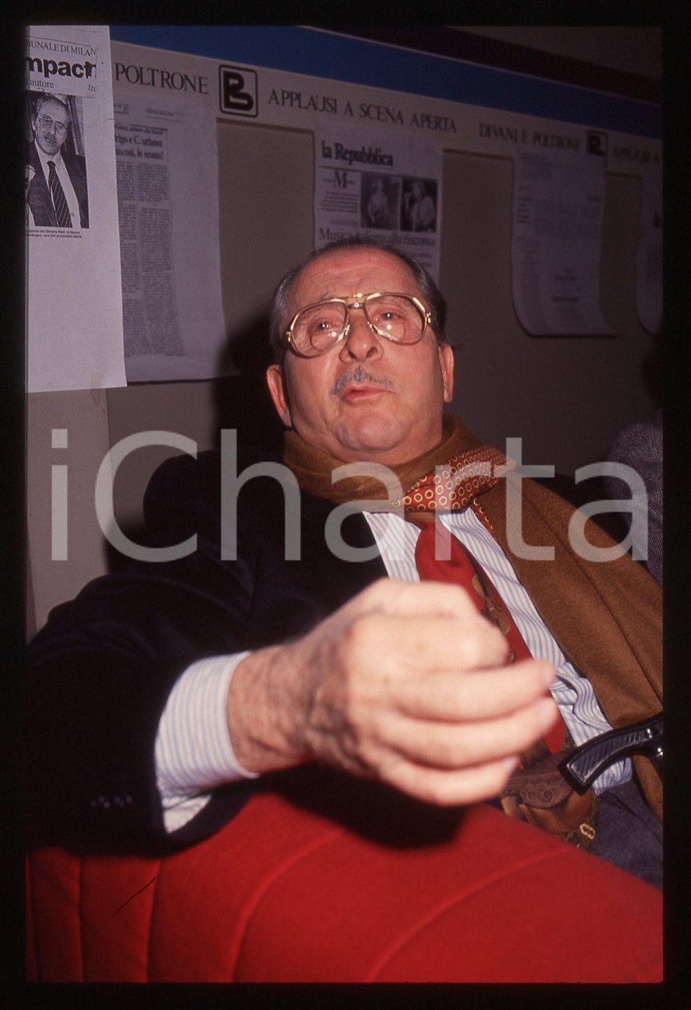 35mm vintage slide* 1992 MILANO - Domenico MODUGNO a CONCERTO ITALIANO (43)