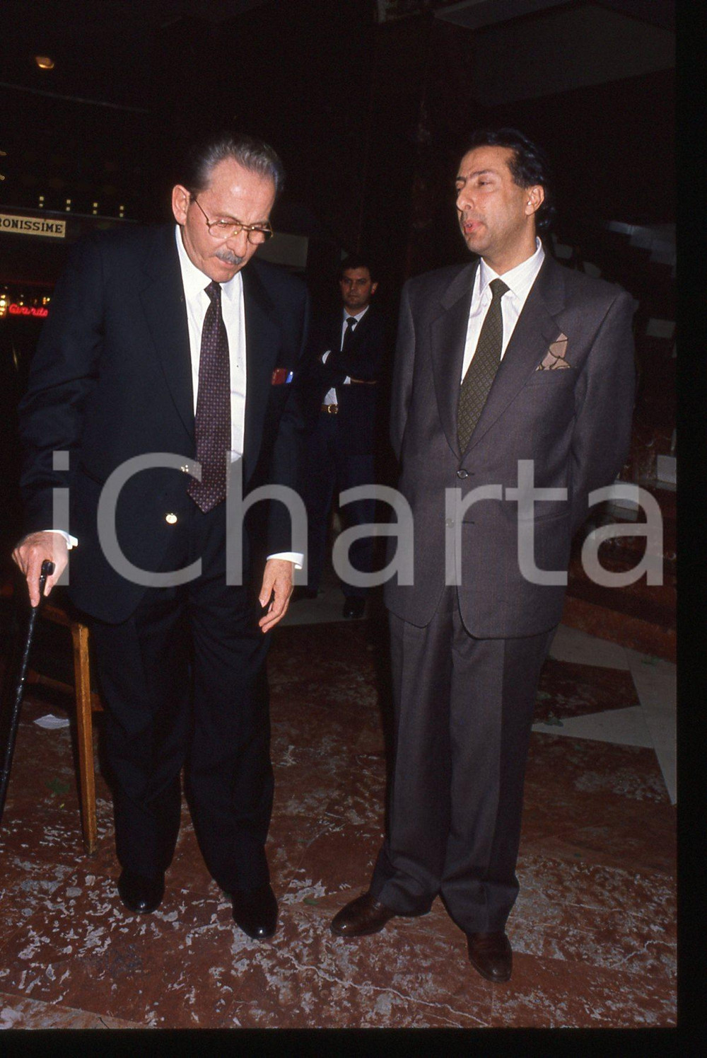 35mm vintage slide* 1989 FESTIVAL SANREMO Domenico MODUGNO Adriano ARAGOZZINI 4