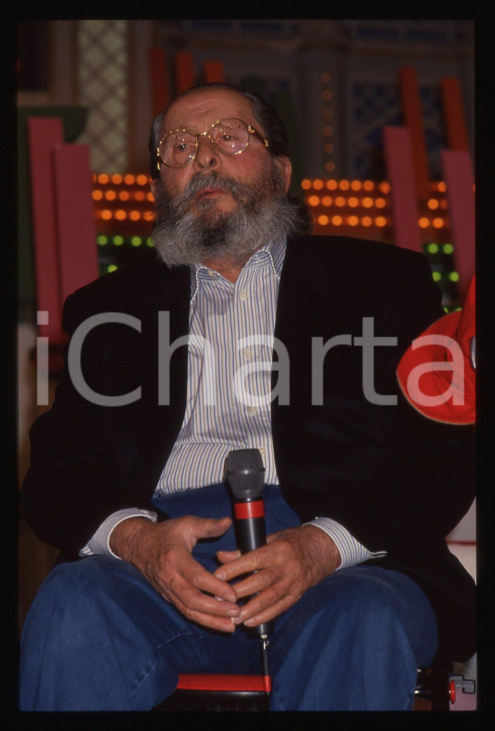 35mm vintage slide* 1993 SANREMO GIOVANI Domenico MODUGNO Ritratto del cantante