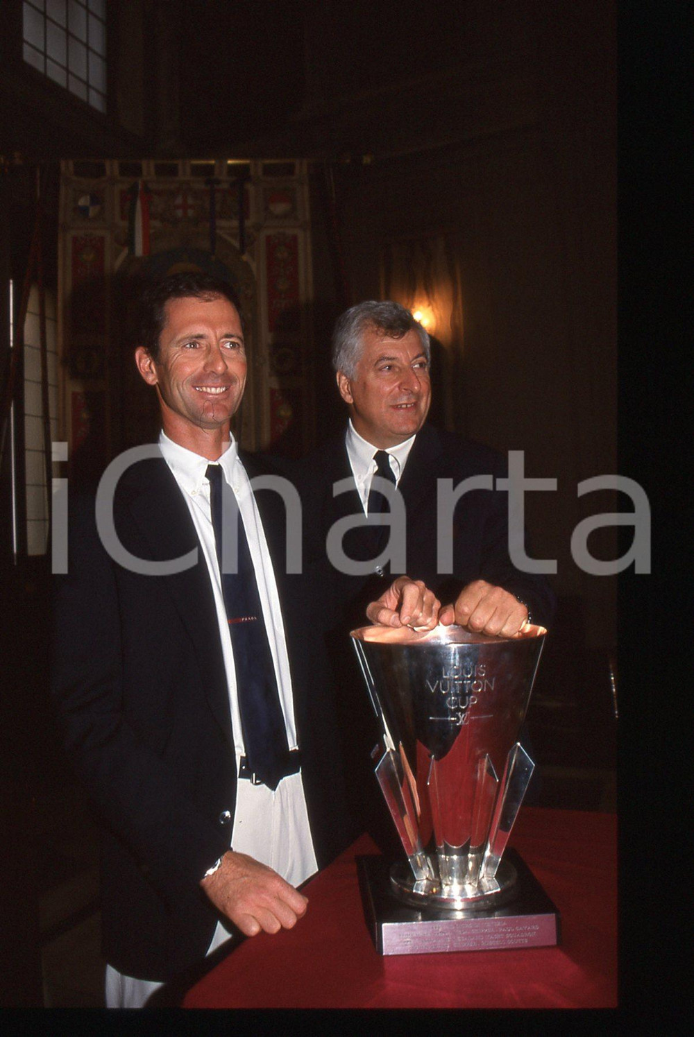 35mm vintage slide* 2000 MILANO - Francesco DE ANGELIS e Patrizio BERTELLI (20)