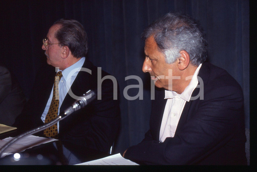 35mm vintage slide* 1990 ca COSTUME - Domenico MODUGNO e MOGOL