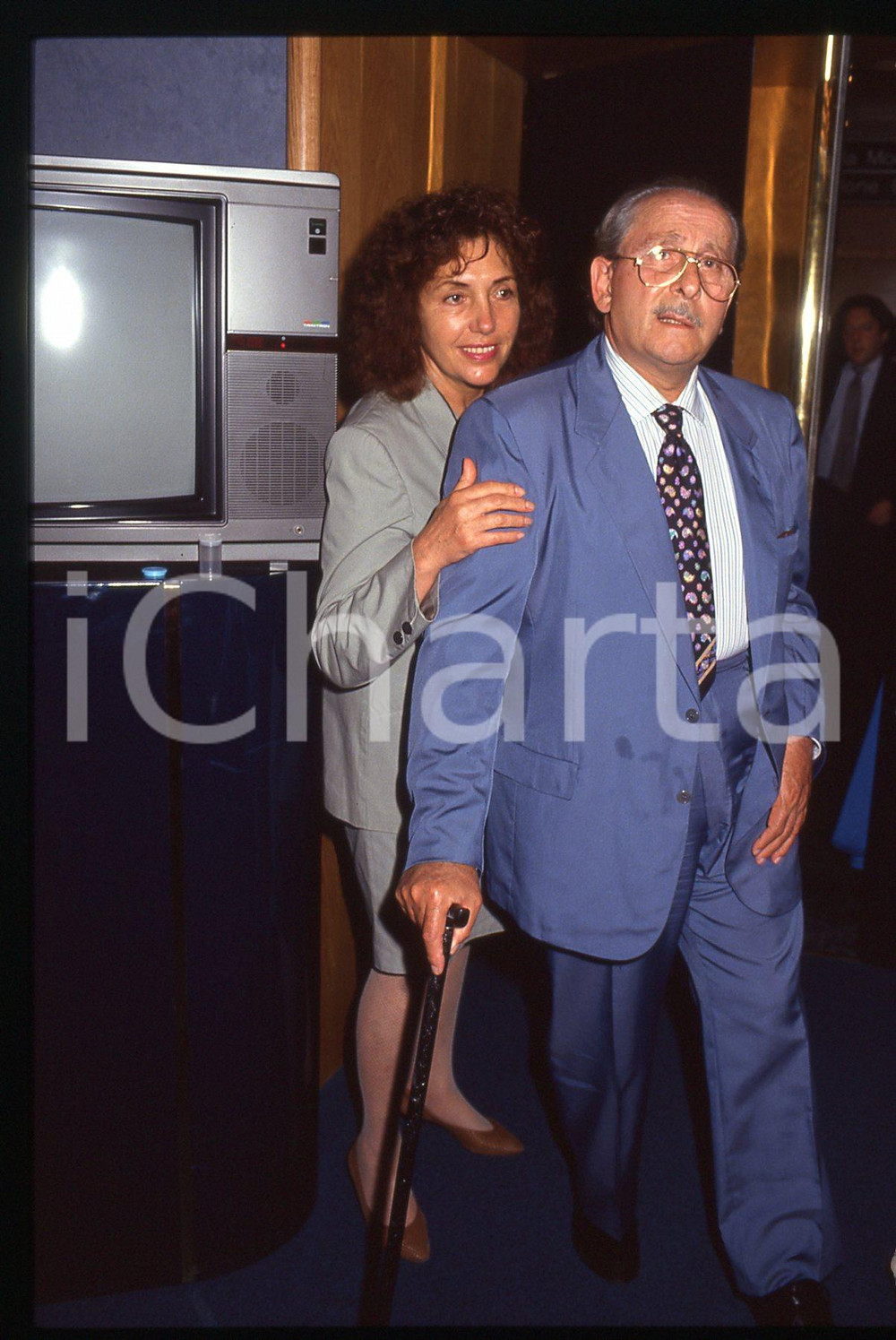 35mm vintage slide* 1992 SAINT VINCENT - Domenico MODUGNO e Franca GANDOLFI (4)