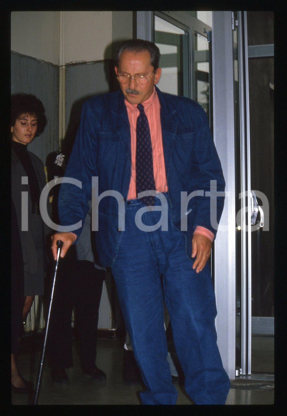 35mm vintage slide* 1995 ca COSTUME - Domenico MODUGNO Ritratto del cantante