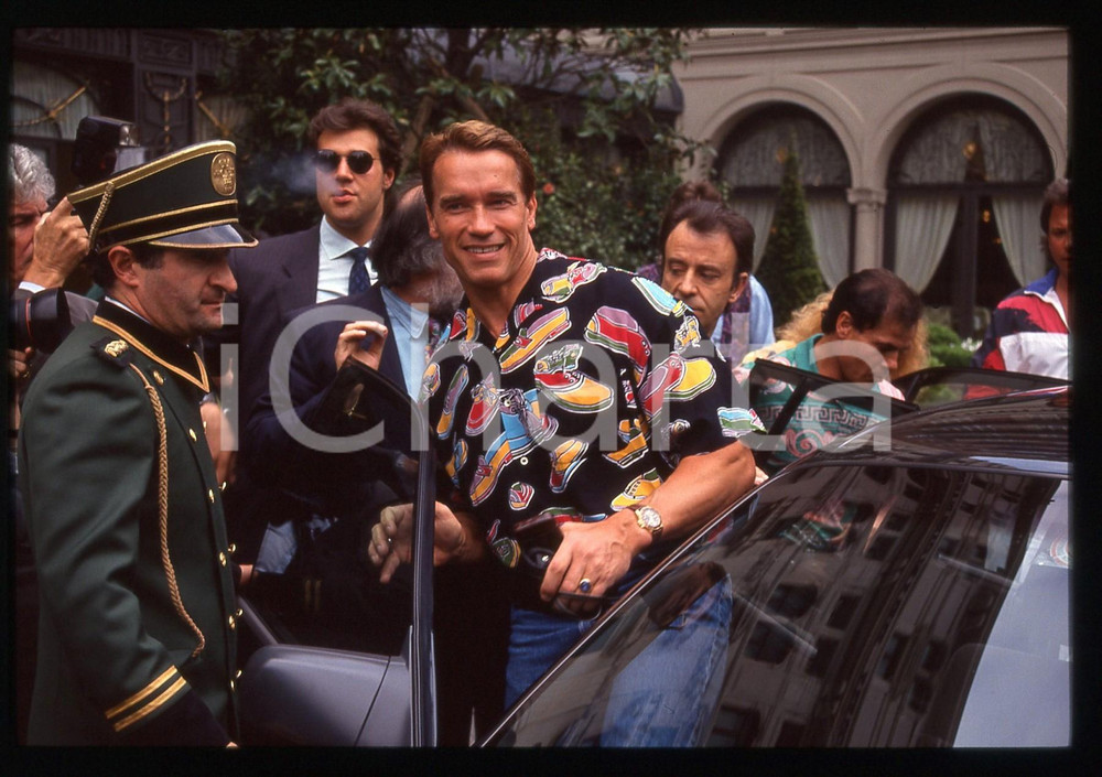35mm vintage slide* 1991 CANNES - Arnold SCHWARZENEGGER Ritratto dell'attore 21