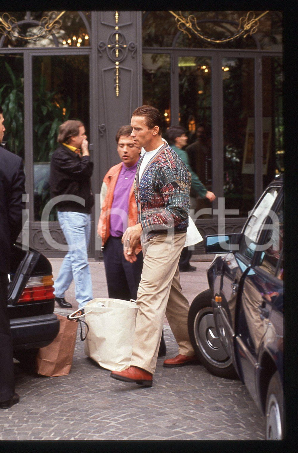 35mm vintage slide* 1991 CANNES - Arnold SCHWARZENEGGER Ritratto dell'attore (9)