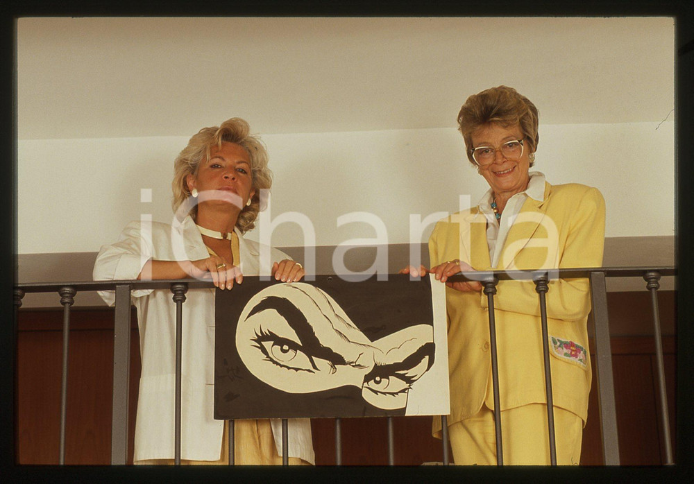 35mm vintage slide* 1992 MILANO - Patricia MARTINELLI e Luciana GIUSSANI (7)