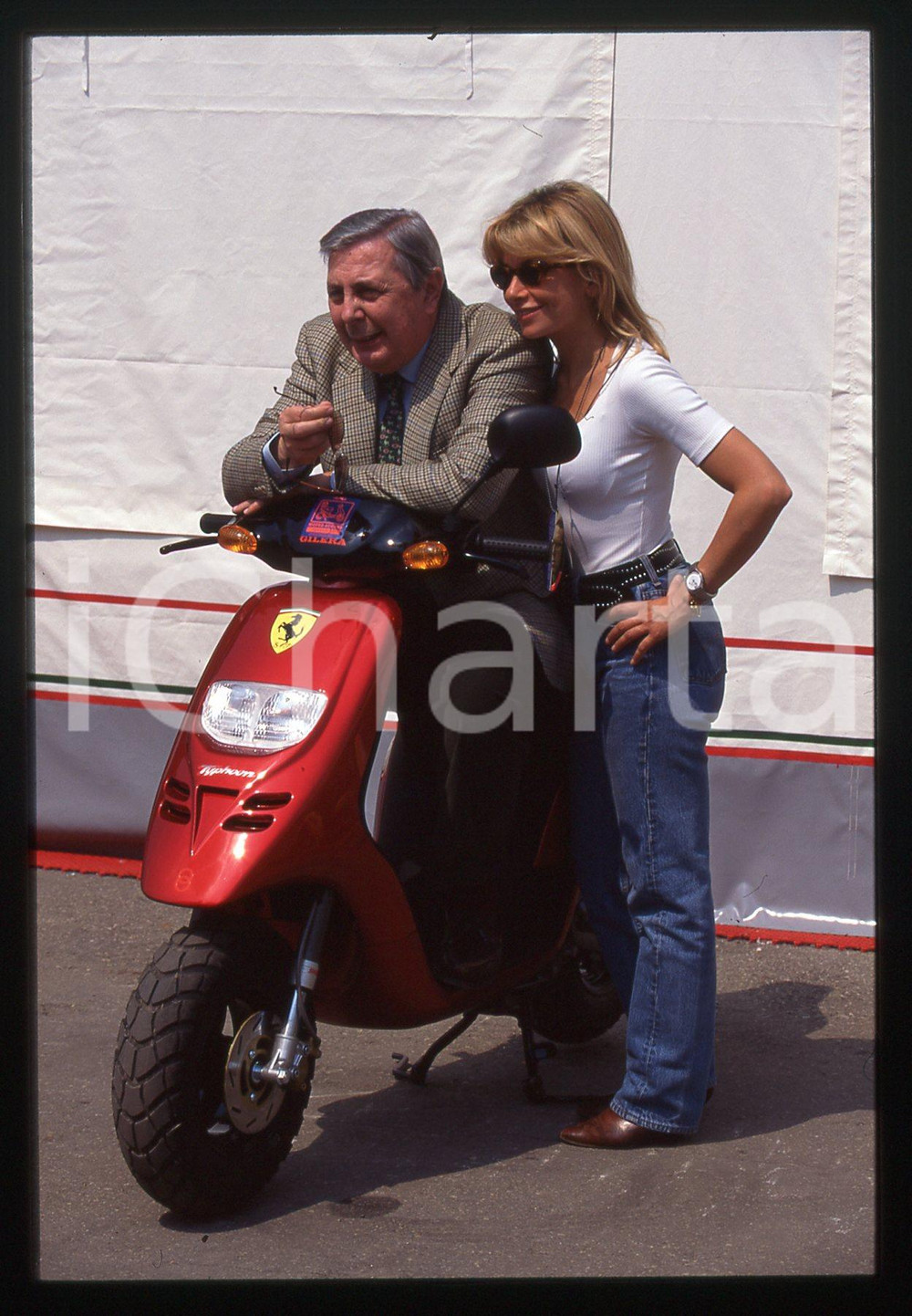 35mm vintage slide* 1995 GP SAN MARINO - Mario POLTRONIERI su GILERA TYPHOON (3)