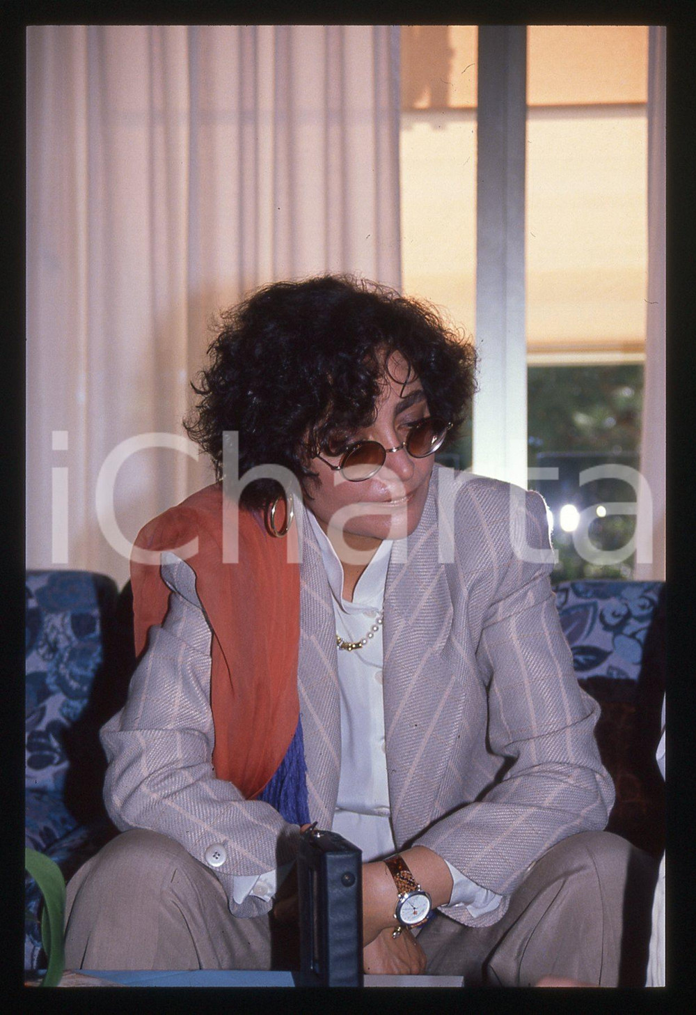 35mm vintage slide* 1990 ca MUSICA - Mia MARTINI Ritratto della cantante (8)