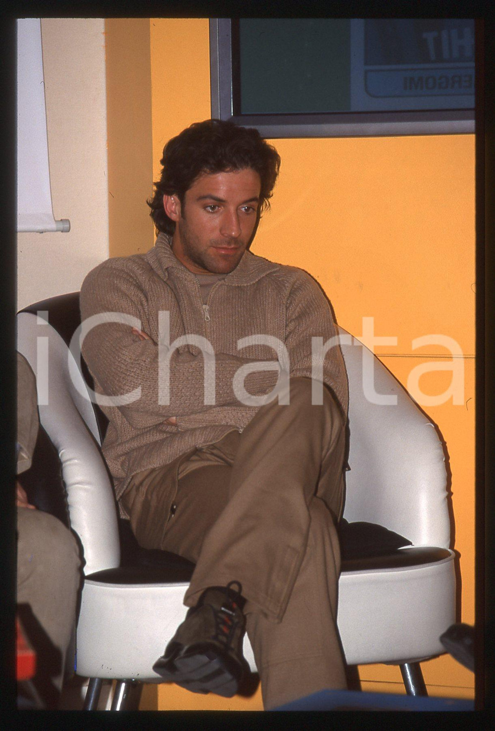 35mm vintage slide* 1995 ca COSTUME - Alessandro DEL PIERO Ritratto calciatore 2