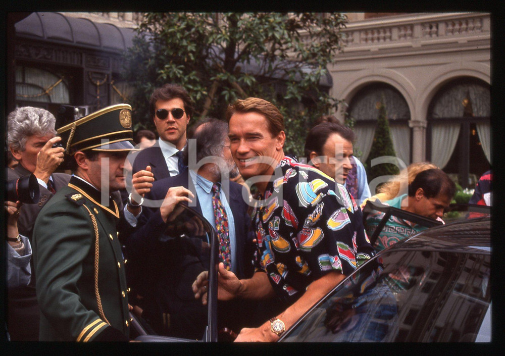 35mm vintage slide* 1991 CANNES - Arnold SCHWARZENEGGER Ritratto dell'attore 20