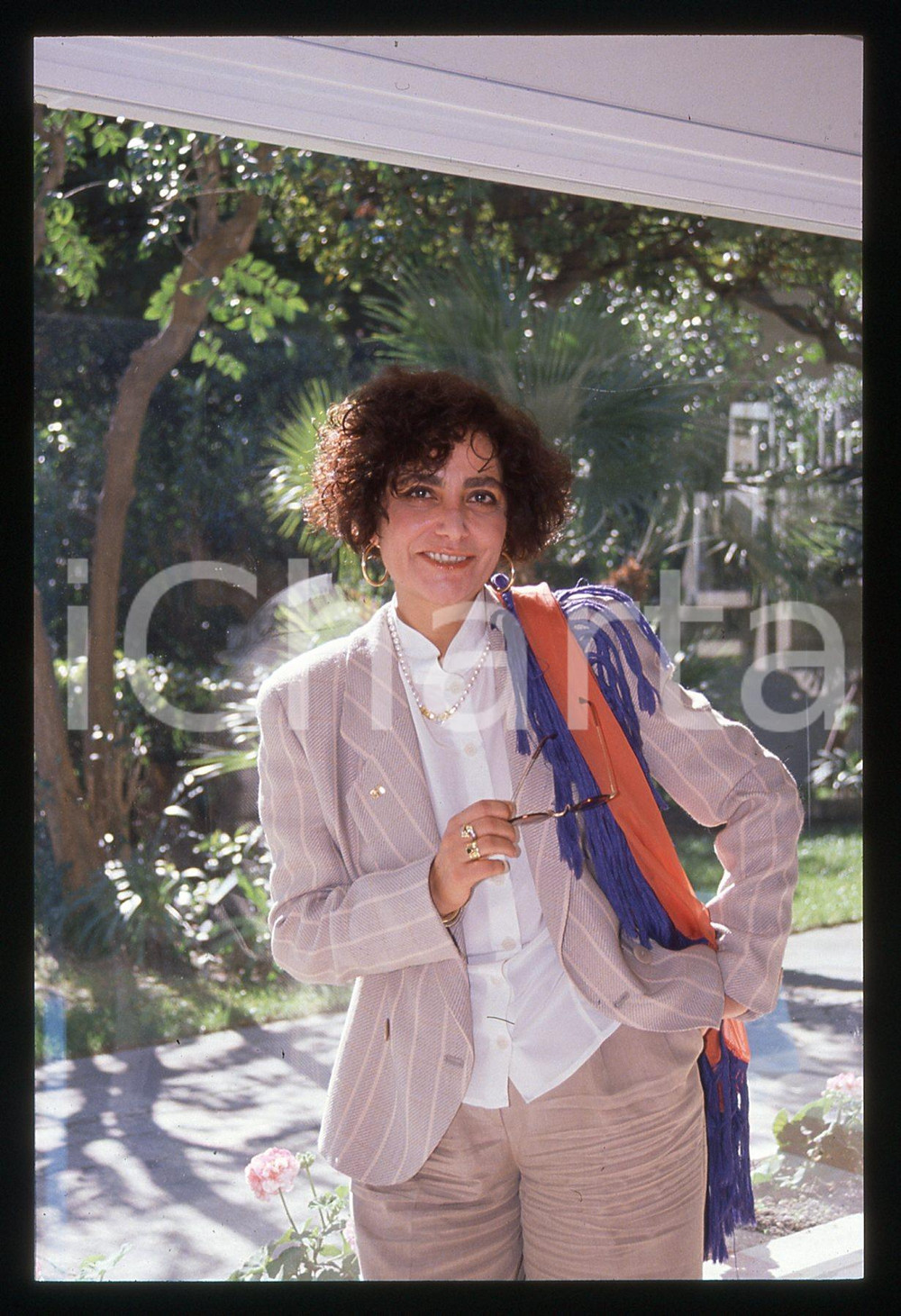 35mm vintage slide* 1990 ca MUSICA - Mia MARTINI Ritratto della cantante (12)