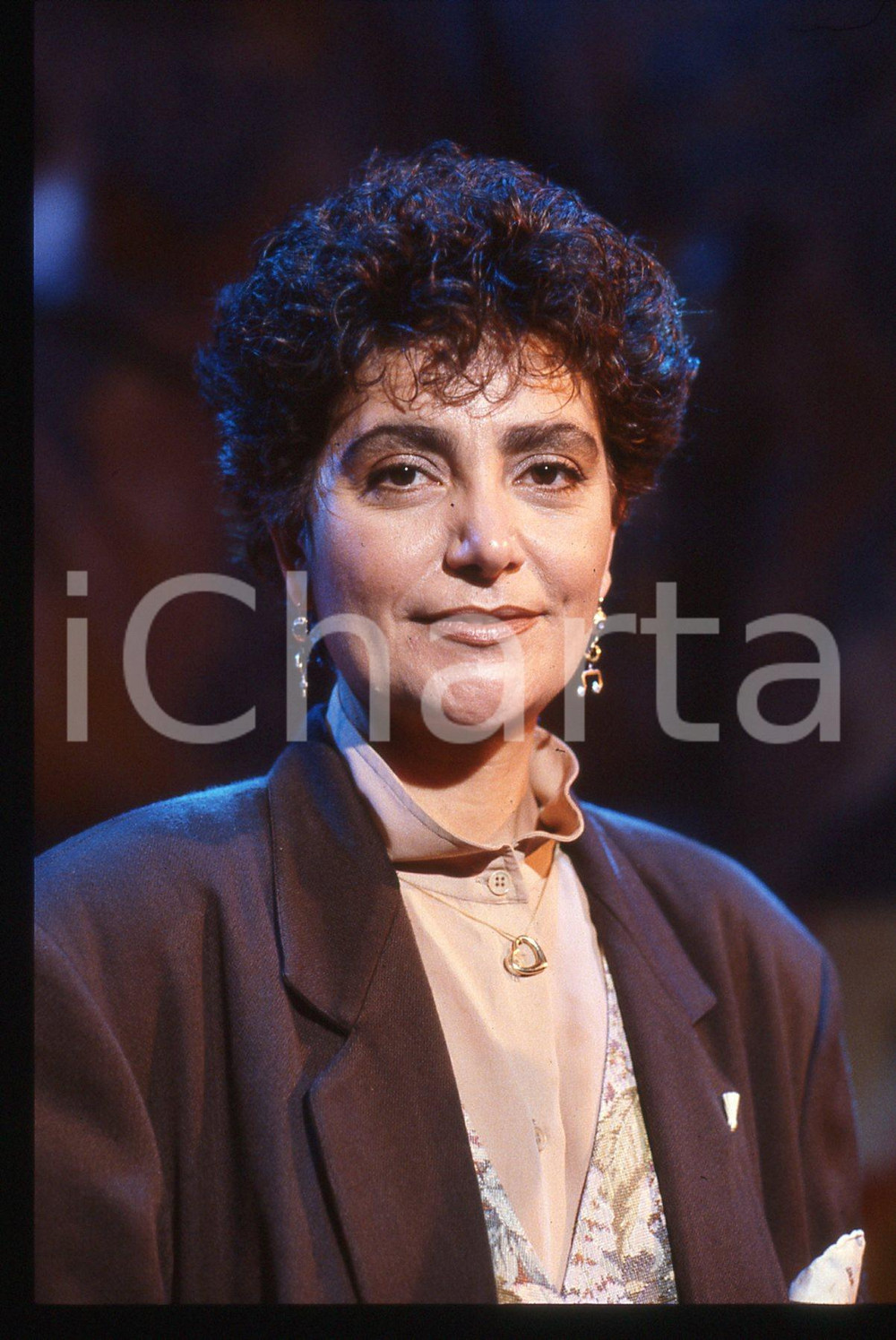 35mm vintage slide* 1990 ca MUSICA - Mia MARTINI durante un'esibizione (25)