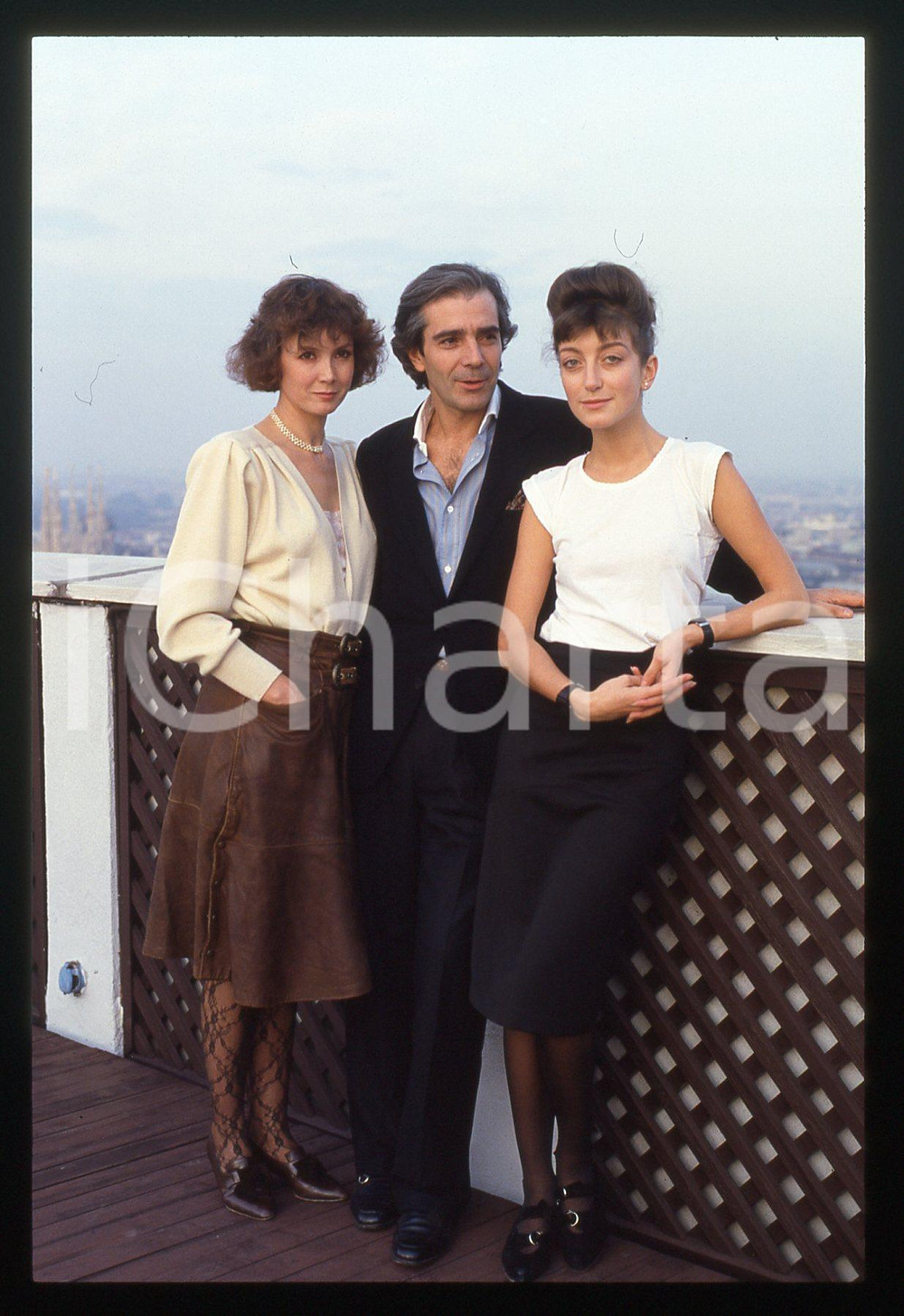 35mm vintage slide* 1980 ca COSTUME - Pascale OGIER Ritratto dell'attrice