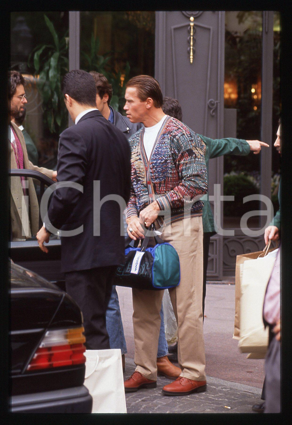 35mm vintage slide* 1991 CANNES - Arnold SCHWARZENEGGER Ritratto dell'attore 12