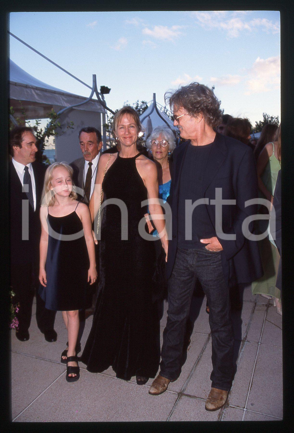 35mm vintage slide* 1998 VENEZIA - Kris KRISTOFFERSON Lisa MEYERS Luisa CONLON
