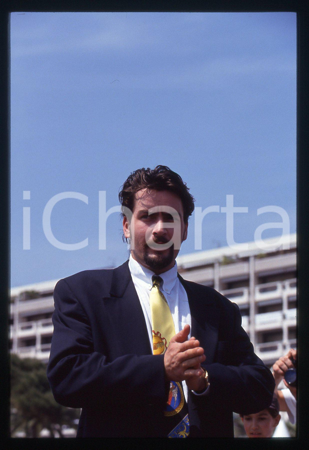 35mm vintage slide* 1993 FESTIVAL CANNES - Charlie SHEEN (3)