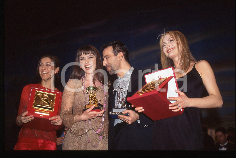 35mm vintage slide* 1997 FESTIVAL SANREMO - Anna OXA SYRIA e i JALISSE (5)