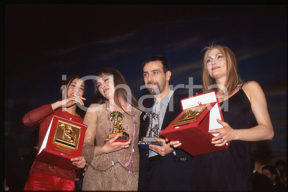 35mm vintage slide* 1997 FESTIVAL SANREMO - Anna OXA SYRIA e i JALISSE (3)