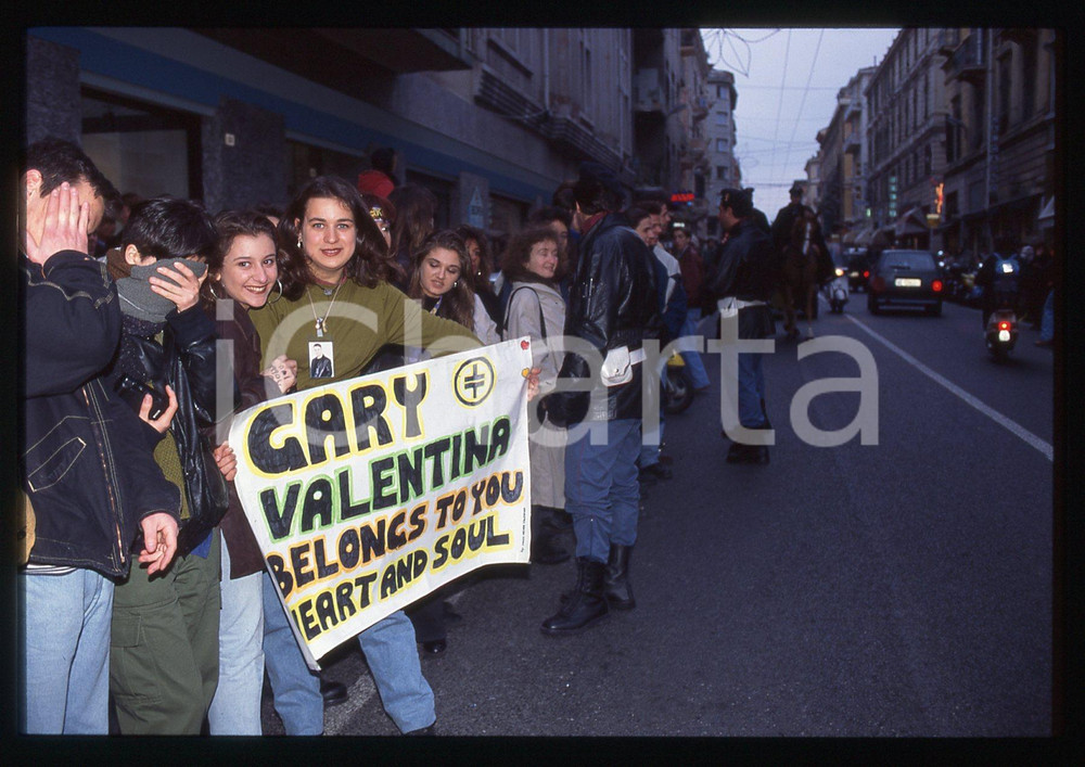 35mm vintage slide* 1995 FESTIVAL SANREMO - Fans dei TAKE THAT