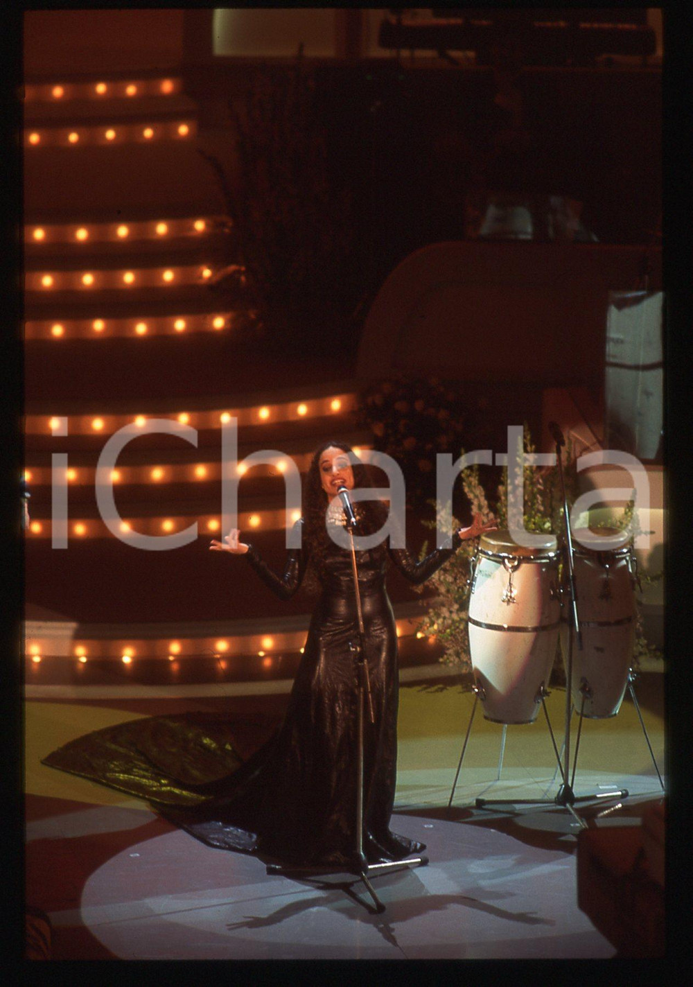 35mm vintage slide* 1995 FESTIVAL SANREMO - NOA (2)