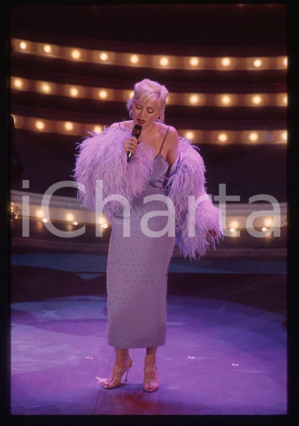 35mm vintage slide* 1995 FESTIVAL SANREMO - MADONNA Louise Veronica CICCONE (6)