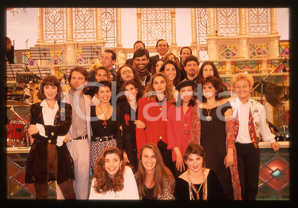 35mm vintage slide* 1994 FESTIVAL SANREMO Andrea BOCELLI GIORGIA Pippo BAUDO 16