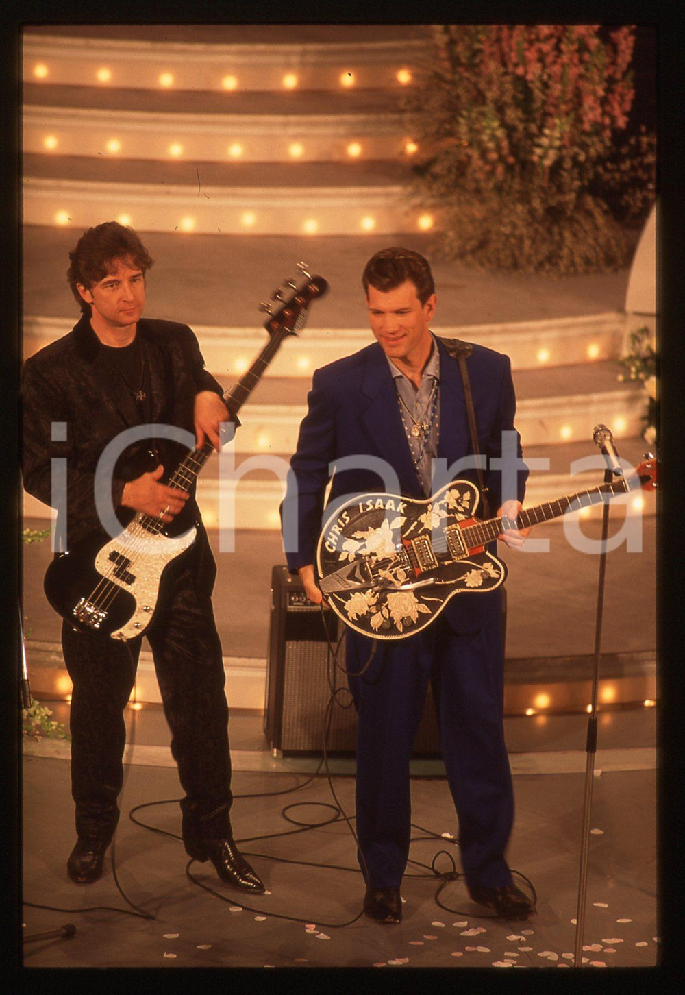 35mm vintage slide* 1995 FESTIVAL SANREMO - Chris ISAAK