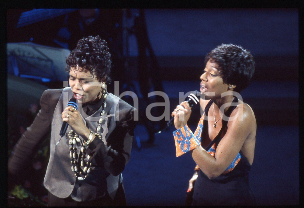 35mm vintage slide* 1994 FESTIVAL SANREMO Amii STEWART e Dee Dee BRIDGEWATER (3)