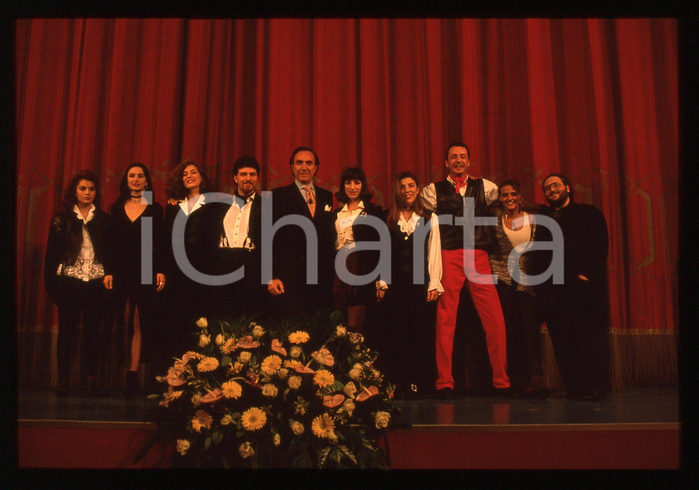 35mm vintage slide* 1994 FESTIVAL SANREMO Danilo AMERIO Irene GRANDI Pippo BAUDO
