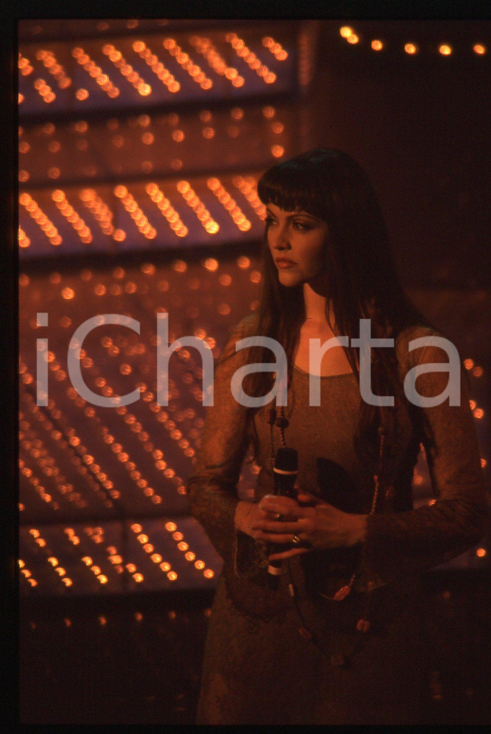 35mm vintage slide* 1997 FESTIVAL SANREMO - Alessandra DRUSIAN dei JALISSE (31)