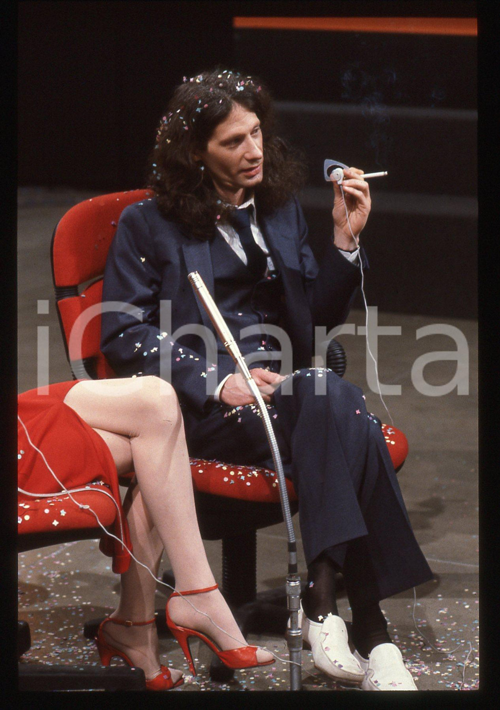 35mm vintage slide* 1990 ca COSTUME - David NILES