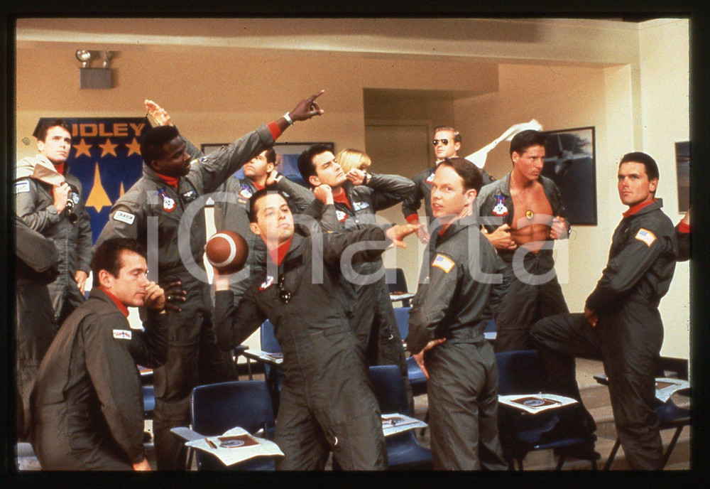 35mm vintage slide* 1991 HOT SHOTS! - Una scena del film