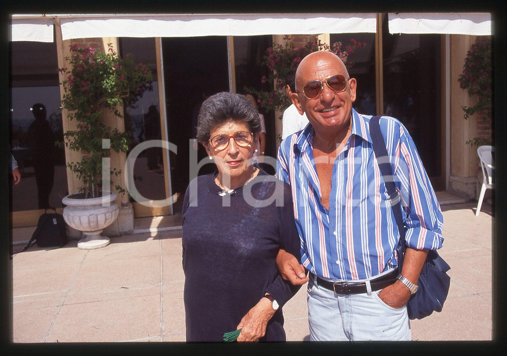 35mm vintage slide* 1990 ca FESTIVAL VENEZIA - Miriam MAFAI e Sandro CURZI (2)